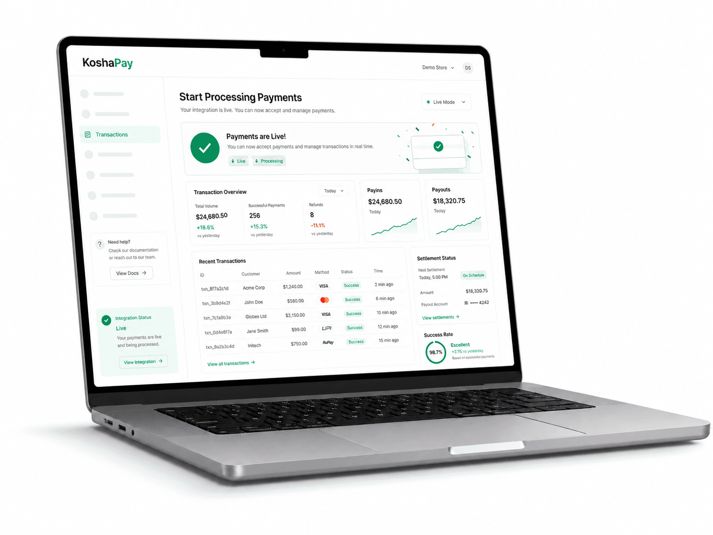 Start Processing Payments